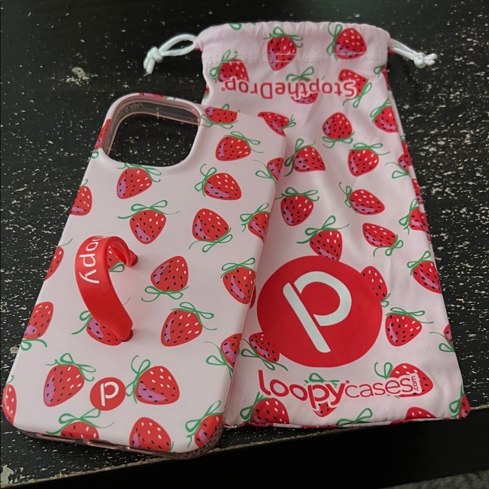 Brand new Loopy Cases Strawberry iPhone Case 13 pro max